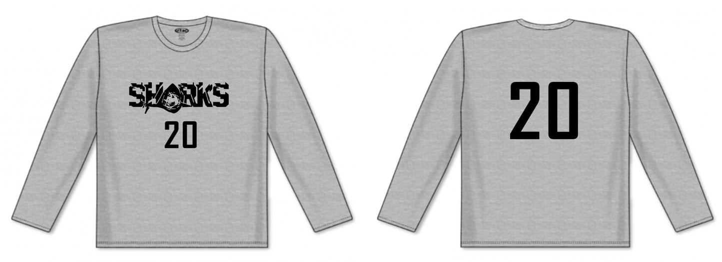 Long-sleeve Volleyball Performance Dry-fit T-Shirt