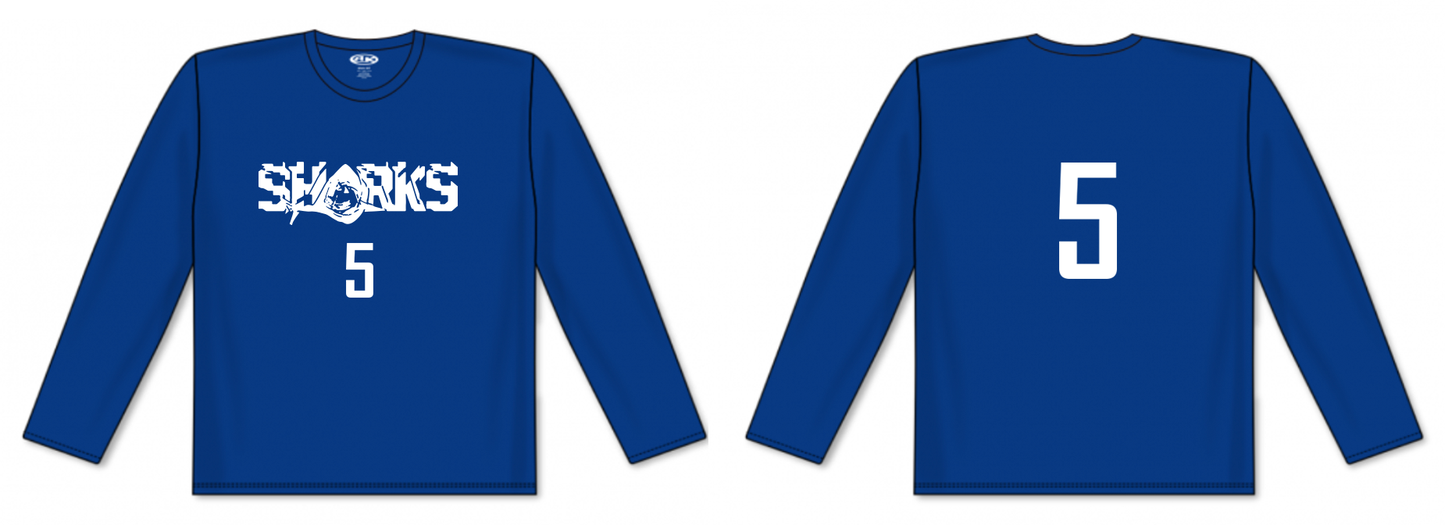 Long-sleeve Volleyball Performance Dry-fit T-Shirt