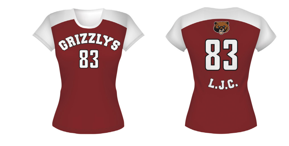 Sublimated Ladies Cap Sleeve Volleyball Jersey
