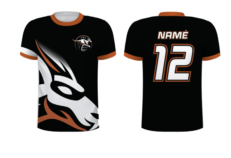 Sublimated Unisex Short Sleeve Performance Volleyball Jersey