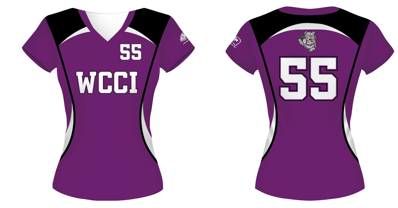 Sublimated Ladies Cap Sleeve Volleyball Jersey