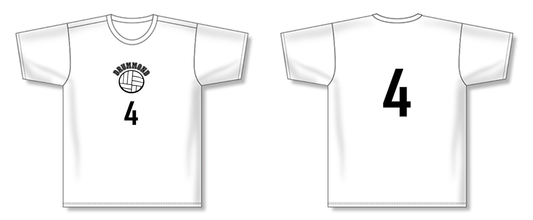 Short-sleeve  Volleyball Unisex Dry-fit Performance T-shirt
