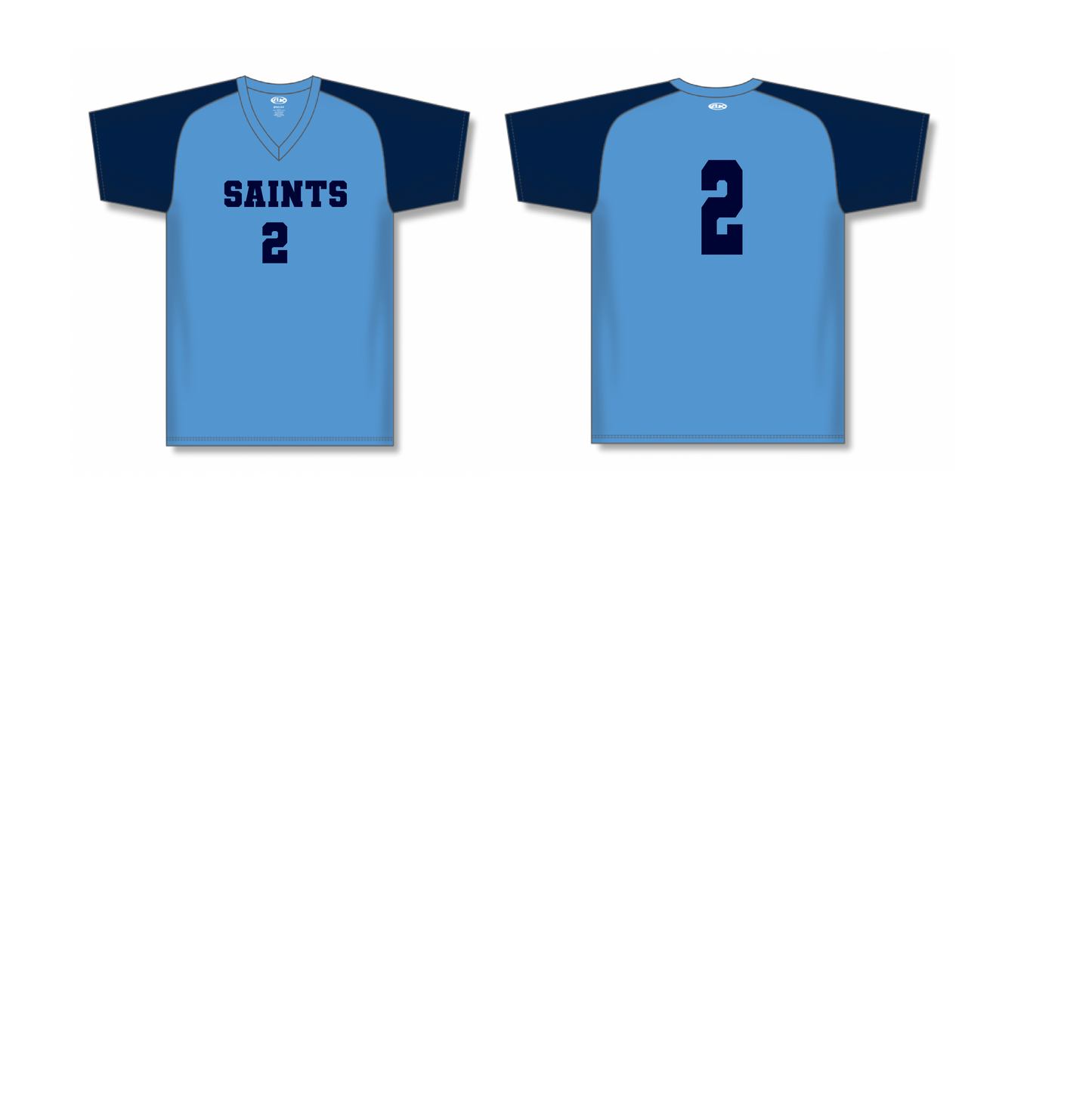 Volleyball Contrast Sleeve Performance Dry-fit Jersey
