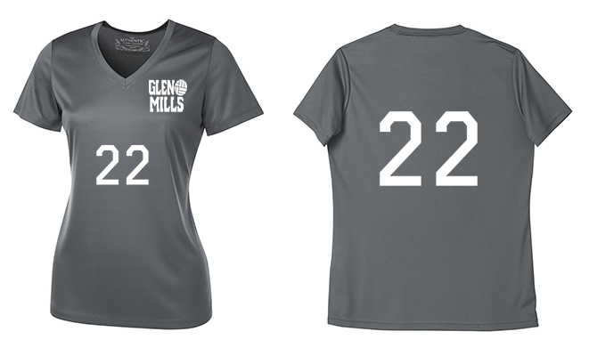 Ladies Short-sleeve V-neck Performance T-Shirt
