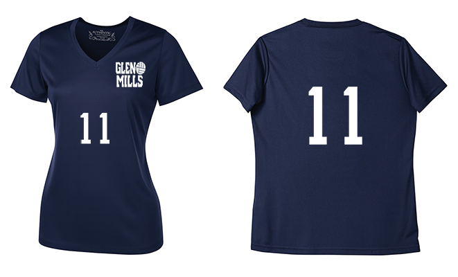 Ladies Short-sleeve V-neck Performance T-Shirt