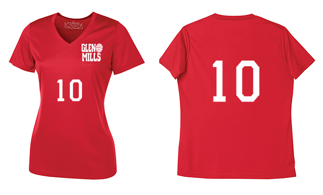 Ladies Short-sleeve V-neck Performance T-Shirt