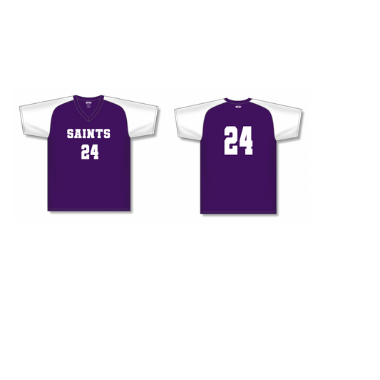Volleyball Contrast Sleeve Performance Dry-fit Jersey